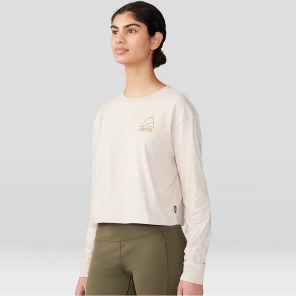 Mountain Hardwear Boxy Crop Longsleeve Top L